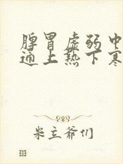 脾胃虚弱中焦不通上热下寒吃什么药