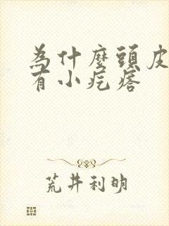 为什么头皮上会有小疙瘩封面