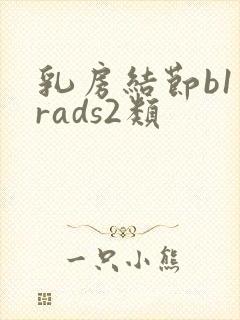 乳房结节b1一rads2类封面
