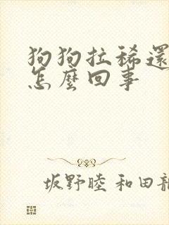 狗狗拉稀还带血怎么回事