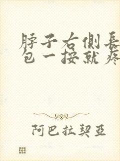 脖子右侧长了个包一按就疼怎么办