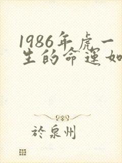 1986年虎一生的命运如何