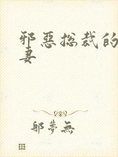 邪恶总裁的娇宠妻封面