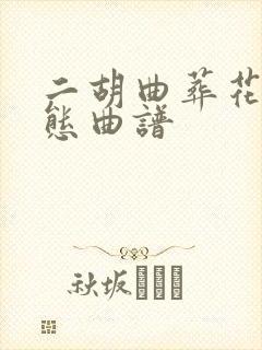 二胡曲葬花吟动态曲谱