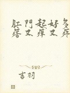 肛门起好多小疙瘩又痒又疼怎么回事