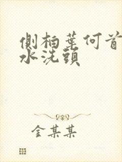 侧柏叶何首乌煮水洗头