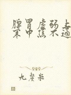 脾胃虚弱上热下寒中焦不通吃什么药