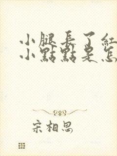 小腿长了红色的小点点是怎么回事