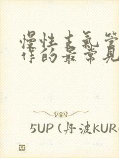慢性支气管炎发作的最常见原因封面