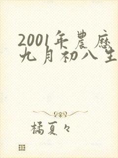 2001年农历九月初八生日命运