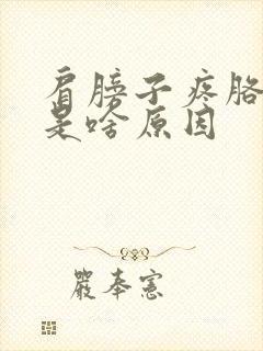 肩膀子疼胳膊麻是啥原因封面