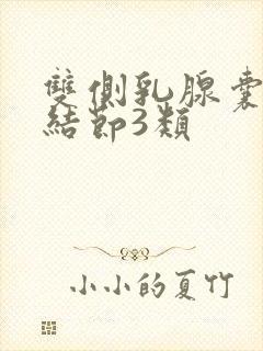 双侧乳腺囊实性结节3类