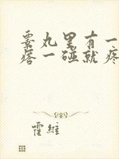 睾丸里有一个疙瘩一碰就疼痛难忍封面