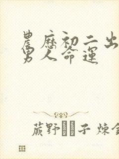 农历初二出生的男人命运