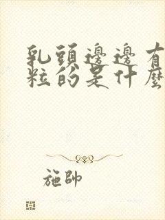 乳头边边有一粒粒的是什么封面