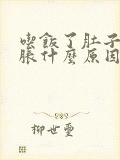 吃饭了肚子有点胀什么原因