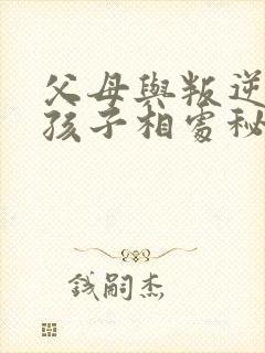 父母与叛逆期的孩子相处秘诀