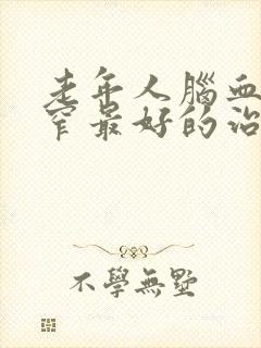 老年人脑血管狭窄最好的治疗方法封面