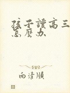 孩子读高三厌学怎么办封面