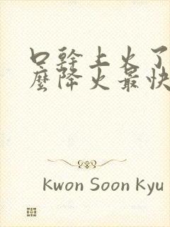 口干上火了吃什么降火最快封面