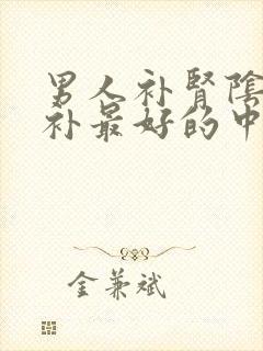 男人补肾阴阳双补最好的中成药封面