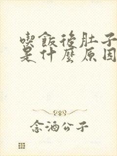 吃饭后肚子胀疼是什么原因