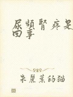 尿频肾疼是怎么回事封面