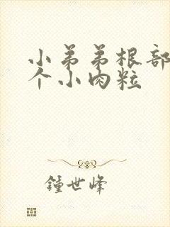 小弟弟根部长了个小肉粒