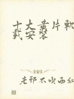 十大黄片软件下载安装