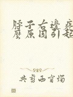 脖子右边疼是什么原因引起的