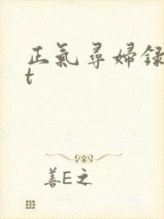 正气寻妇录txt