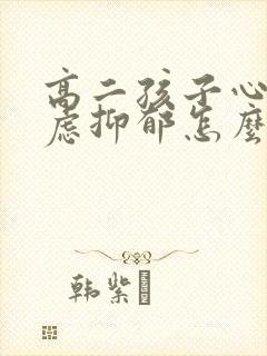 高二孩子心情焦虑抑郁怎么办