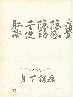 肚子隐隐痛总有排便的感觉封面