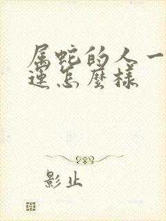 属蛇的人一生命运怎么样