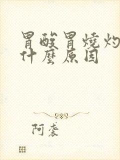 胃酸胃烧灼感是什么原因