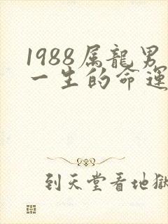 1988属龙男一生的命运