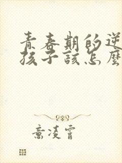 青春期的逆反的孩子该怎么办封面