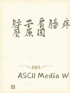 脖子肩膀疼痛什么原因