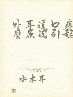 外耳道口疼痛什么原因引起的封面