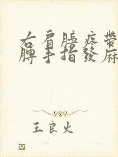 右肩膀疼带着胳膊手指发麻为什么封面