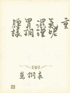 脾胃湿气重该怎样调理呢