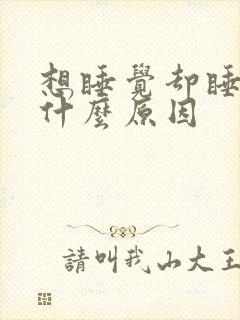 想睡觉却睡不着什么原因