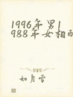 1996年男1988年女相配吗