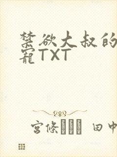 禁欲大叔的心尖宠TXT