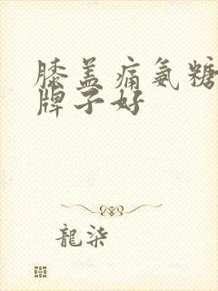 膝盖痛氨糖哪个牌子好