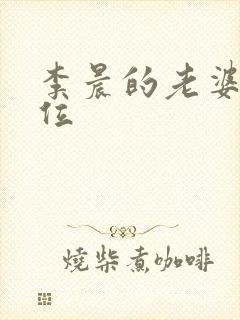 李晨的老婆是哪位