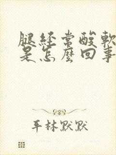 腿经常酸软无力是怎么回事