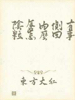 阴唇内侧有小肉粒怎么回事