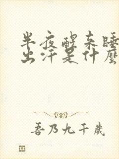 半夜醒来睡不着出汗是什么原因