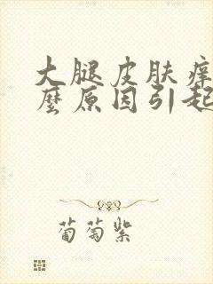 大腿皮肤痒是什么原因引起的